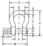 Омегаобразные скобы SAE схема